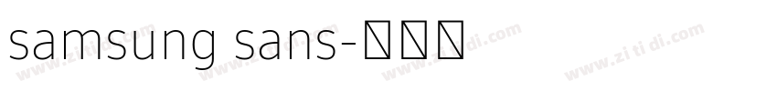 samsung sans字体转换